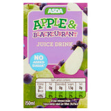 ASDA No Added Sugar Apple & Blackcurrant Juice Drink Cartons GOODS ASDA   