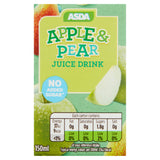 ASDA No Added Sugar Apple & Pear Juice Drink Cartons GOODS ASDA   