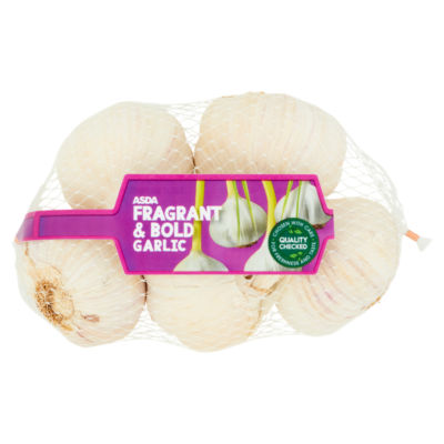 ASDA Fragrant  Bold Garlic Typically 45-60mm