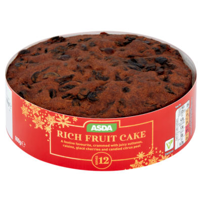 ASDA Rich Fruit Cake 800g - British product