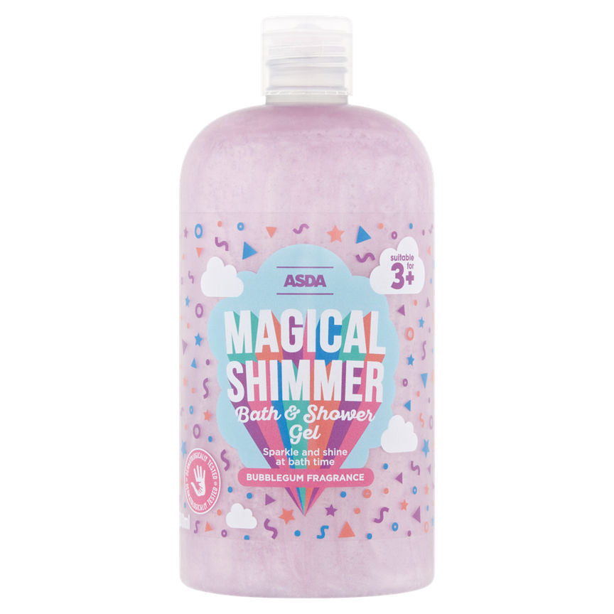 ASDA Magical Shimmer Bubblegum Fragrance Bath & Shower Gel GOODS ASDA   