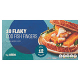 ASDA 10 Flaky Cod Fish Fingers 300g