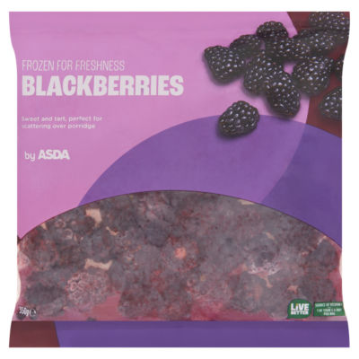 ASDA gefrorene Brombeeren 350 g - Britisches Produkt