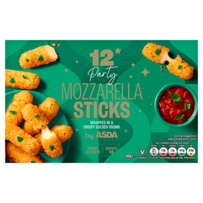 ASDA mozzarella sticks party 180g - British product