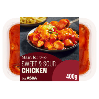 ASDA Hovedrett for to Søt og sur kylling i mikrobølgeovn 400 g