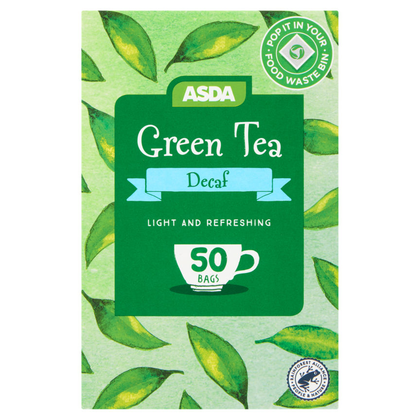 ASDA Decaf Green Tea 50 Tea Bags GOODS ASDA   