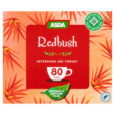 ASDA Redbush tea bags 80 bags - British product