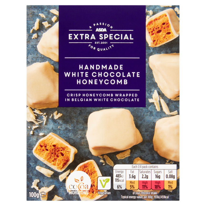 ASDA Extra Special Handmade White Chocolate Honeycomb