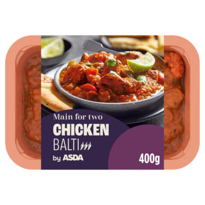 ASDA ASDA Main for Two Chicken Balti Ready Meal 400g - اشتري عبر الإنترنت من McGrocer