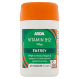 ASDA Vitamin B12 100µg Energy Tablets GOODS ASDA   