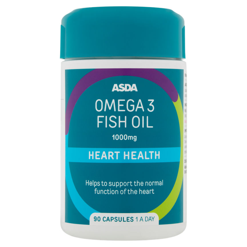 ASDA Omega 3 Fish Oil 1000mg Capsules GOODS ASDA   