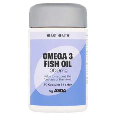 ASDA omega 3 fish oil 1000mg 90 capsules - British product