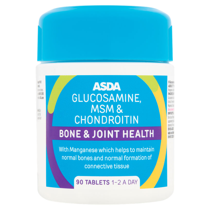 ASDA Glucosamine, MSM & Chondroitin Bone & Joint Health Tablets GOODS ASDA   