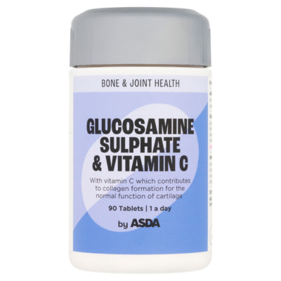 ASDA Glucosamine Vitamin C bone joint health tablets 90 Tablets - British product
