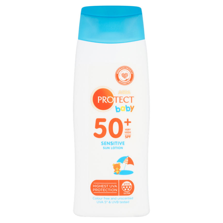 ASDA Protect Baby Sensitive Sun Lotion SPF50+ Very High GOODS ASDA   