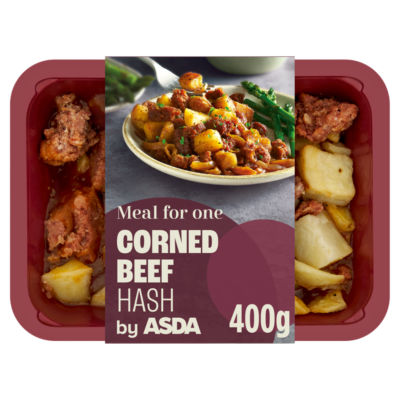ASDA Corned Beef Hash mit gerösteten Kartoffeln und Zwiebelsoße, 400 g