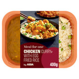 ASDA Meal Chicken Curry with Egg Fried Rice 400g - British product