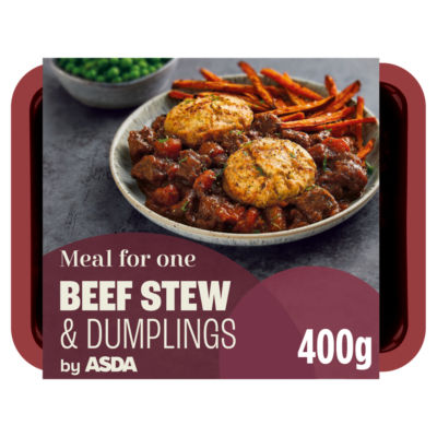ASDA Beef Stew and Dumplings Ready Meal 400g