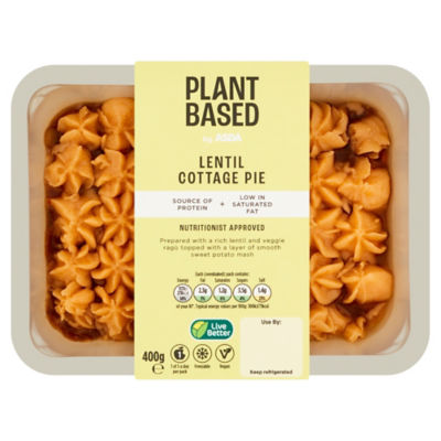 ASDA ASDA Pflanzliche Linsen-Cottage Pie Fertiggericht 400g – Jetzt bei McGrocer online kaufen