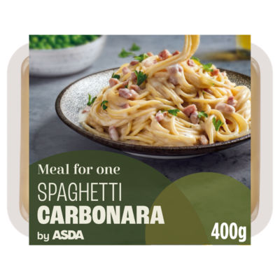 ASDA carbonara spaghetti meal 400g - British product
