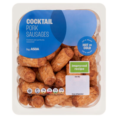 ASDA Saucisses Cocktail de Porc Savoureuses 560g