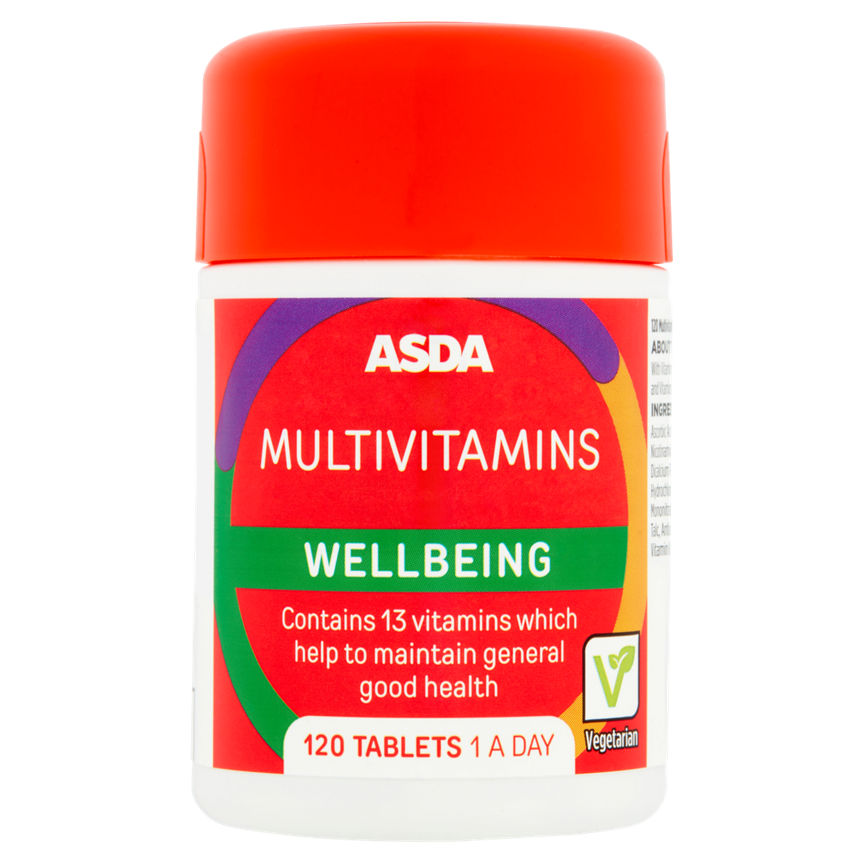 ASDA  Multivitamins Wellbeing Tablets