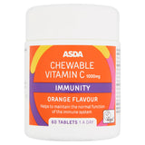 ASDA Chewable Vitamin C 1000mg Immunity Orange Flavour Tablets GOODS ASDA   