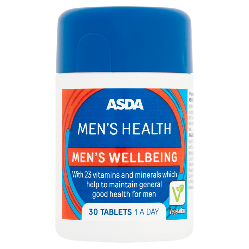 ASDA Men's Health Wellbeing Tablets GOODS ASDA   