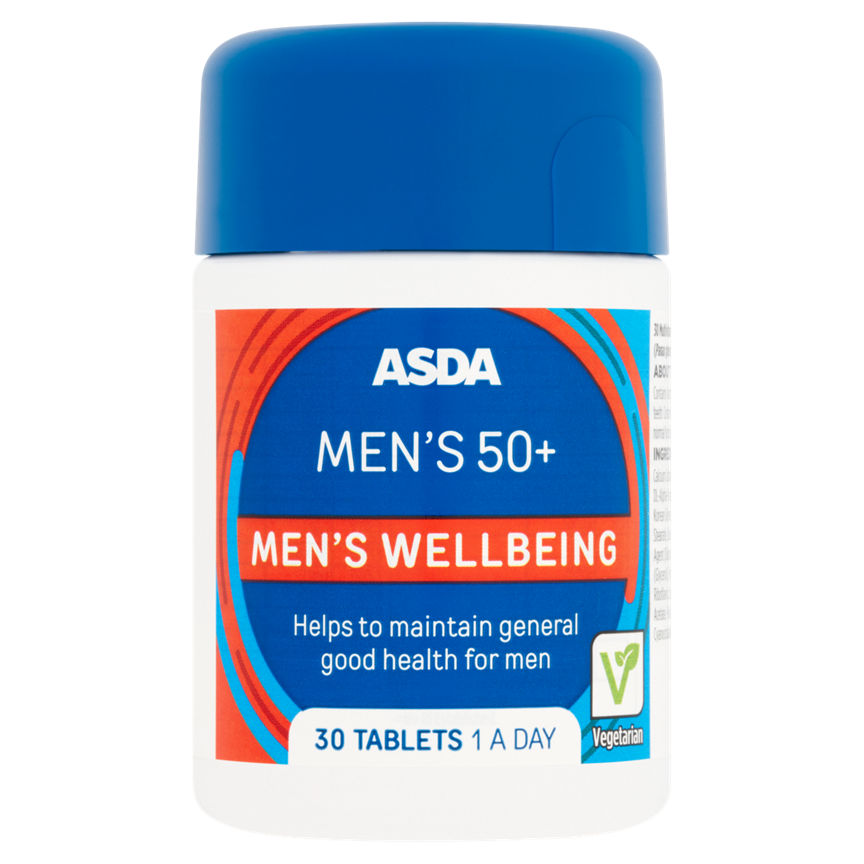 ASDA Men's 50+ Wellbeing 30 Tablets GOODS ASDA   