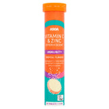 ASDA Vitamin C Zinc effervescent tablets 20 tropical, imported from the UK