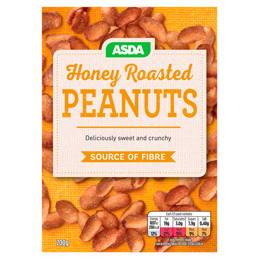 ASDA Honey Roasted Peanuts 200g GOODS ASDA   