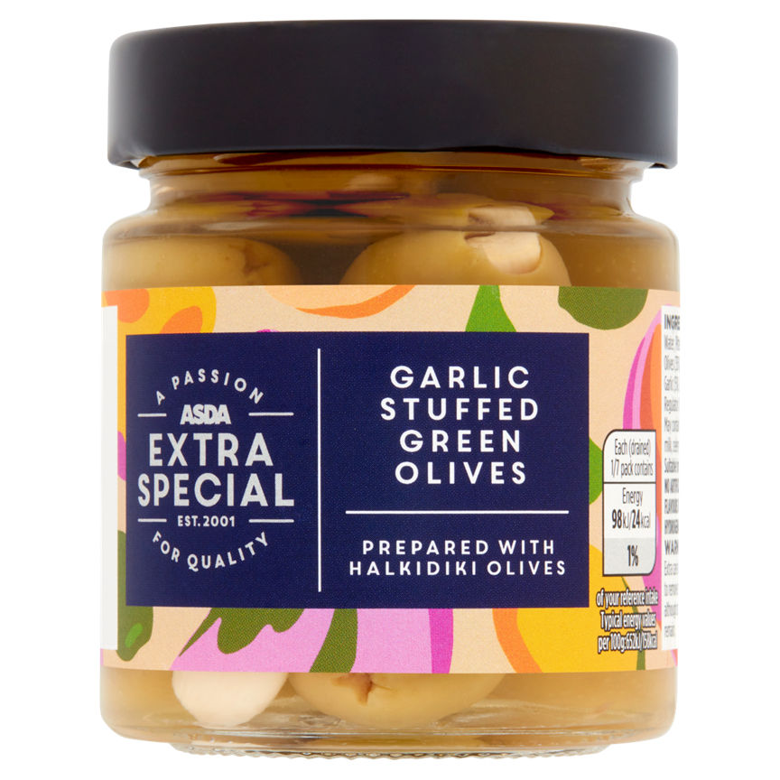 ASDA Extra Special Garlic Stuffed Green Olives