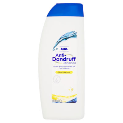 ASDA Anti-Dandruff Shampoo Citrus Fragrance 500ml, UK version