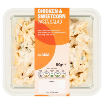 ASDA Kylling og Mais Pastasalat Kjølt 500 g