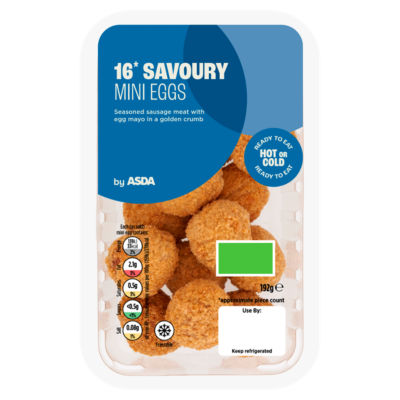 ASDA Savoury Mini Eggs 16 Pack 192g
