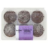 The BAKERY at ASDA 6 Chocolate Victoria Sponge Cakes