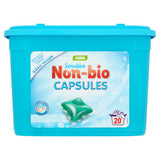 ASDA sensitive non-bio laundry capsules 20 x 24g, imported from the UK