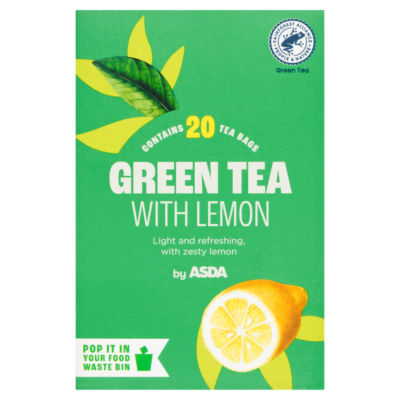 ASDA Green Tea with Lemon 40g - British product