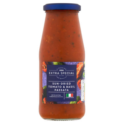 ASDA ASDA Extra Special Sun-Dried Tomato & Basil Passata 430g- Buy online at McGrocer