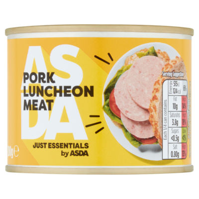 ASDA ASDA Just Essentials Pork Luncheon Meat Canned 200g- Buy online at McGrocer
