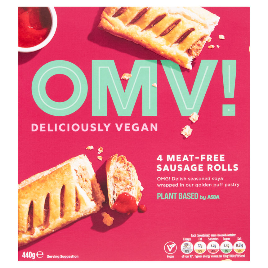 Plant Based by ASDA 4 Meat-Free Sausage Rolls GOODS ASDA   