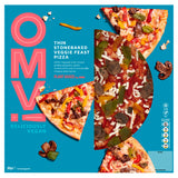 OMV! Deliciously Vegan Thin Stonebaked Vegetable Feast Vegan Pizza GOODS ASDA   