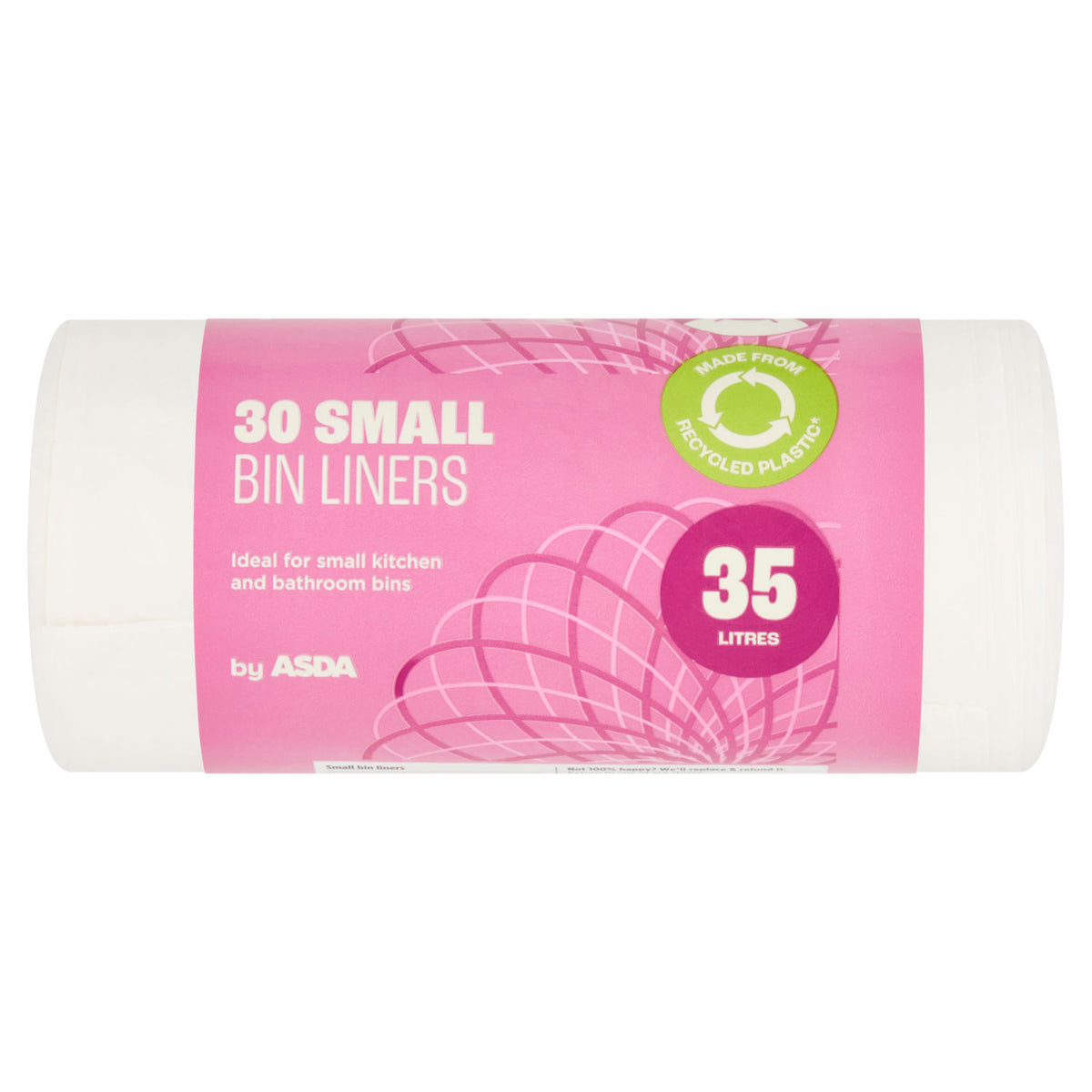ASDA 30 Small Bin Liners 35 Litres