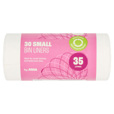 ASDA 30 Små søppelposer Sanitærposer 35 liter