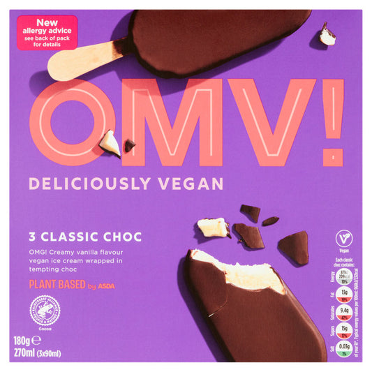 OMV! Deliciously Vegan 3 Classic Choc GOODS ASDA   