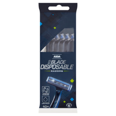 ASDA 10 2 Blade Disposable Razors