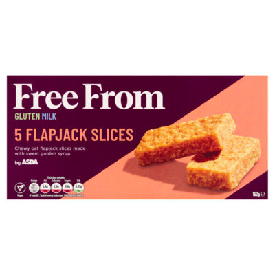 Asda Free From flapjack slices 162g - British product