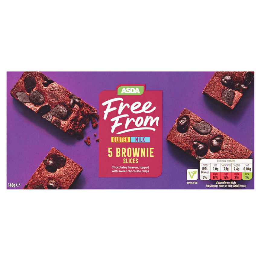 ASDA Free From 5 Brownie Slices GOODS ASDA   