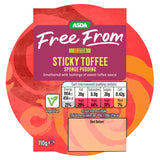 ASDA Free From Sticky Toffee Sponge Pudding GOODS ASDA   