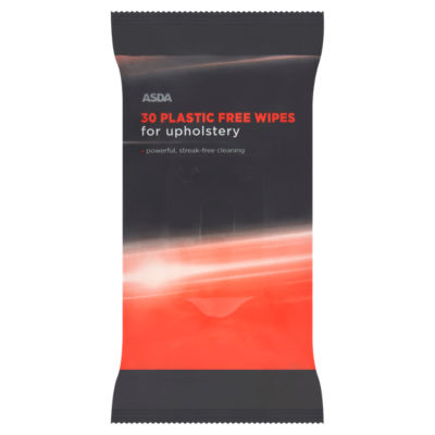 ASDA ASDA Plastic Free Upholstery Wipes 30 Count- Buy online at McGrocer